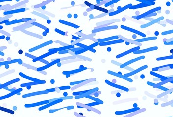 Light Pink, Blue vector template with repeated sticks.