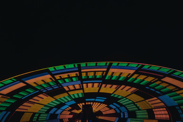  ferris night wheel, ночное колесо обозрения