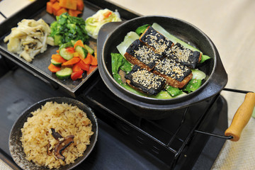 The portrait of food Vegetarian Japanese Unagi