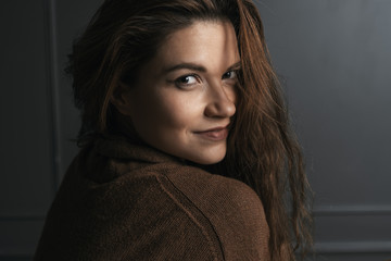 Portrait of wonderful young woman