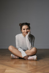 Fototapeta premium Portrait of wonderful young woman