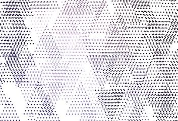 Light Purple vector pattern with polygonal style with circles.