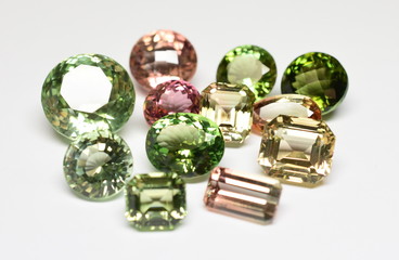tourmaline from congo facet cut