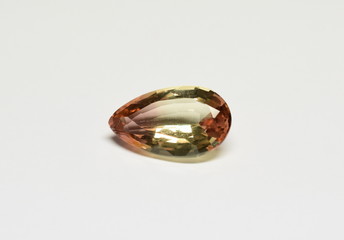 tourmaline from congo facet cut gemstone