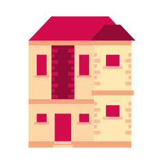 house building front facade icon