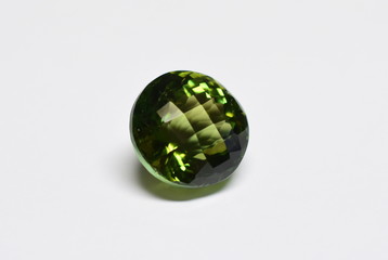 tourmaline from congo facet cut gemstone