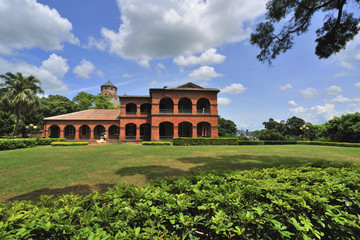 Fototapeta premium Scenic shot of Former British Consular Residence Tamsui District NewTaipei City