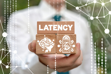 Latency Internet Network Conncetion Concept. 5G Technology Fast Modern Communication.
