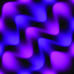 rays of light of different colors on a dark background