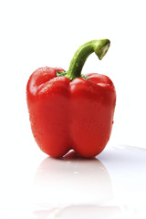 The portrait of food Red Bell pepper
