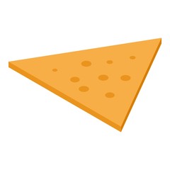 Nachos icon. Isometric of nachos vector icon for web design isolated on white background