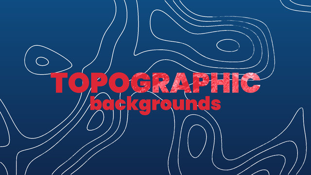 Topographic Backgrounds