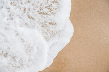 sea wave background on the beach