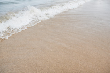 waves on the beach