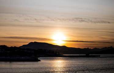 Landscape around Tromso, Norway