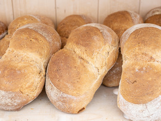 traditional home made bread rolls