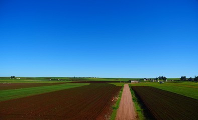 Bright landscape of Morocco, breathtaking curves of mountains, stunning combination of hills & farm land,inadvertent distribution of houses & huts, raw impression of pure nature.