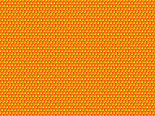 Vector background image. Yellow leaf with a pattern in the shape of hexagons, similar to a honeycomb