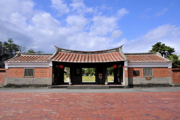 Fototapeta premium Scenic shot of Lin An Tai Historical House and Museum