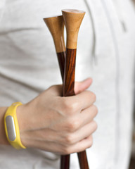 the human hand with the spokes