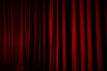 background with red curtain - 320885840
