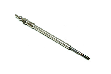The new glow plug for diesel engines isolated on a white background.  
