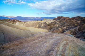 hikink the golden canyon - gower gulch circuit in death valley, california, usa