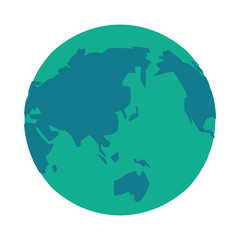 world planet earth isolated icon