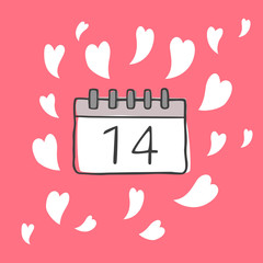 Obraz premium Valentine's day concept.