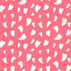 Seamless pattern with hearts.