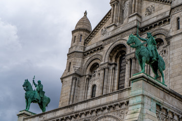 The Basilica of the Sacred Heart of Paris, France.