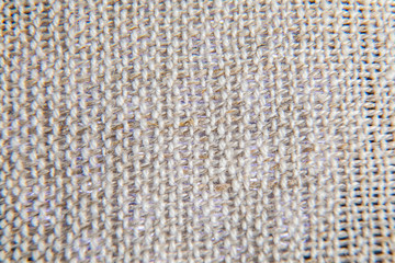 Macro shot of flax threads. Natural texture or fiber pattern.