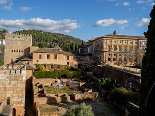 Obraz premium PLACES OF THE ALHAMBRA | BEAUTIFUL COUNTRIES | ALHAMBRA GARDENS