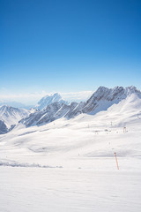 Alpen Schnee Zugspitze Ski Winter