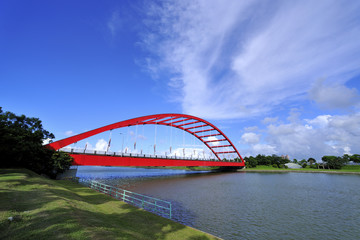 Scenic shot of Hedecanan bridge Dongshan river