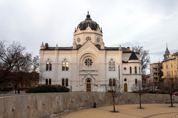 Fototapeta na wymiar The old Synagogue in Szolnok, Hungary