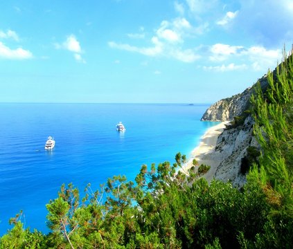 small island in the greek sea