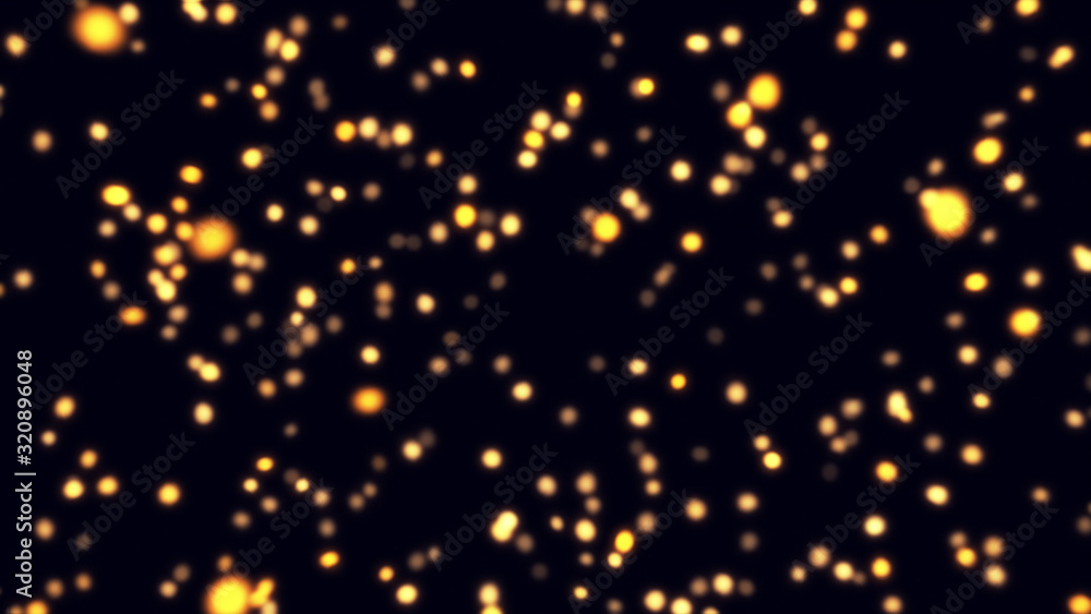 Aufkleber abstract explosion background. exploding gold particles.