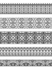 vintage border set for design