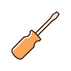 Color icon screwdriver