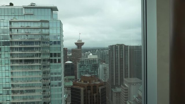 Looking out over Vancouver BC