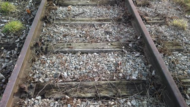End of a railway track