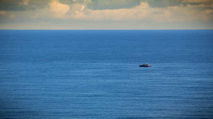 boat on the ocean