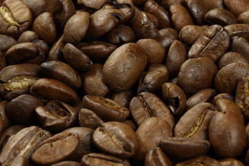 coffee beans close up background