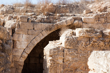 Old Roman Ruins in Israel