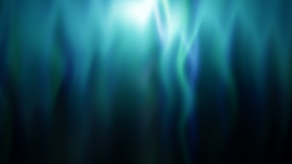 Northern lights. Abstract background. Light effects. Neon glow. Green and blue color.