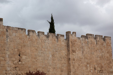 Wall of the Old Town of Jerusalem