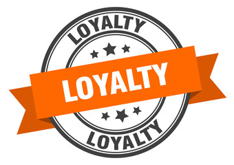 loyalty label. loyaltyround band sign. loyalty stamp