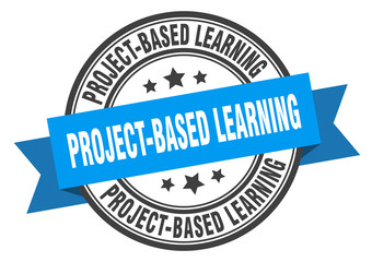project-based learning label. project-based learninground band sign. project-based learning stamp