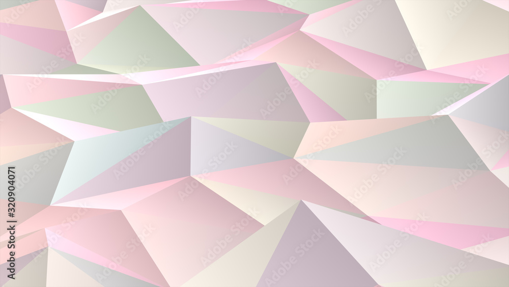 Poster abstract cg low polygonal surface. geometric triangular lines. lowpoly colorful background. triangle